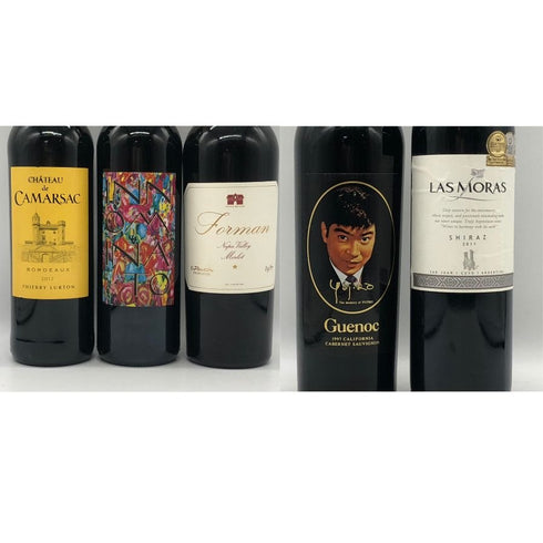 赤ワイン まとめ【5本セット】 INNOMINATO 750ml 12.5% LASMORAS 750ml 13.5% FORMAN 750ml 13% Guenoc 750ml 14% CHATEAU CAMARSAC 750ml 12.5% 赤ワイン【20】
