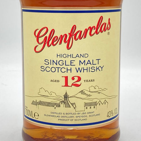 グレンファークラス 12年 700ml 43% シングルモルト スコッチ ウイスキー Glenfarclas スコッチウイスキー【N2】