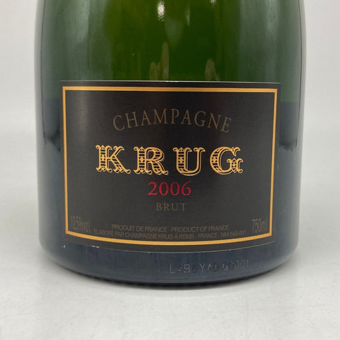 クリュッグ ヴィンテージ 2006 750ml 12.5% KRUG VINTAGE シャンパン【M1】
