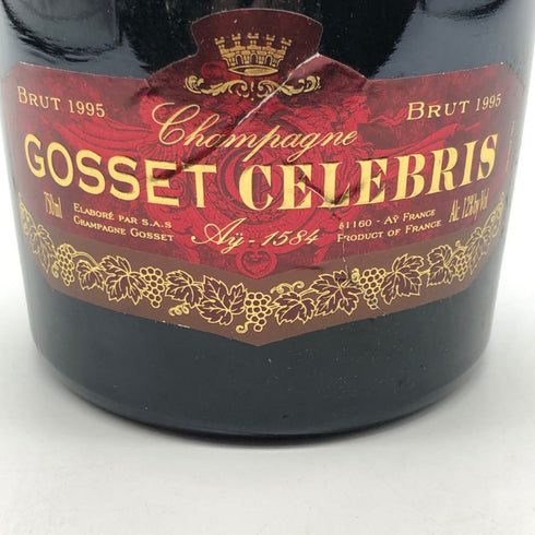ゴッセ セレブリス セレブリッシム 1995 750ml 12% GOSSET Celebris シャンパン【G3】