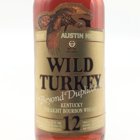 ワイルドターキー 飛翔ラベル 12年 90年代 流通品 750ml 50.5% WILD TURKEY アメリカウイスキー【C2】