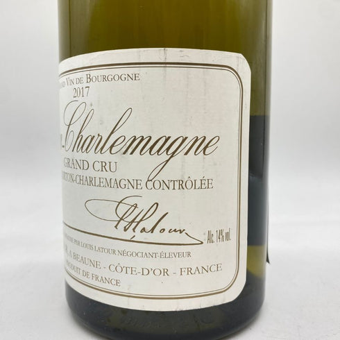 ルイ ラトゥール コルトン シャルルマーニュ グラン クリュ 2017 750ml 14% Louis Latour Corton Charlemagne Grand Cru 【B】