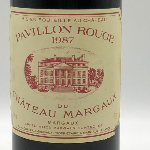 パヴィヨン ルージュ デュ シャトー マルゴー 1987 750ml 12.5% PAVILLON ROUGE DU CHATEAU MARGAUX ボルドーワイン【AFA15】