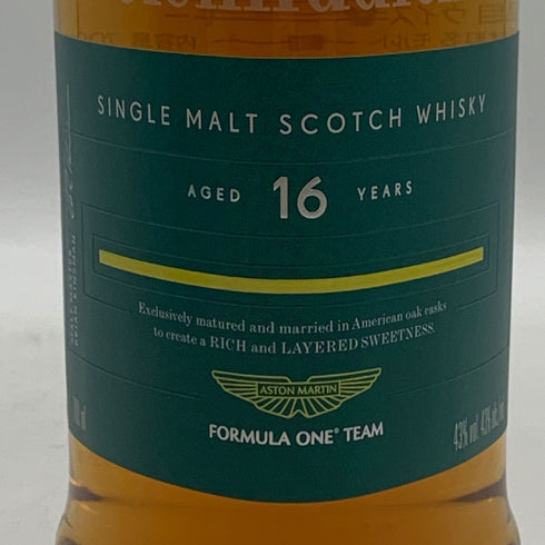 グレンフィディック 16年 アストンマーティン F1デザイン 700ml 43% Glenfiddich スコッチウイスキー【L0】