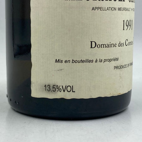コント ラ フォン ムルソー ジュヌヴリエール 1991 750ml 13.5% Comtes LAFON MEURSAULT-GENEVRIERES ブルゴーニュワイン【O1】