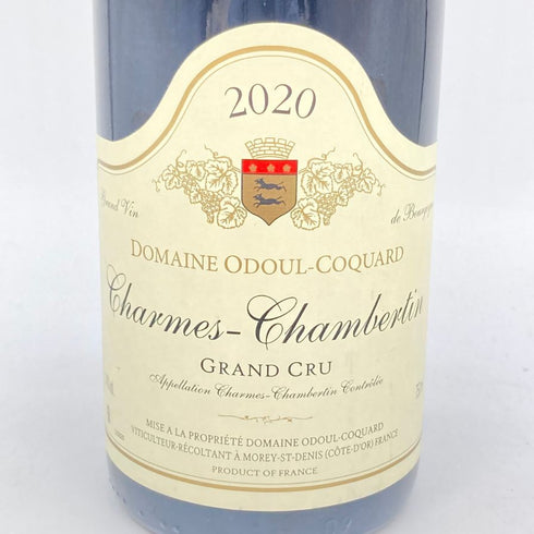 オドゥール コカール シャルムシャンベルタン グランクリュ 2020 14% 750ml Odoul Coquard Charmes Chambertin Grand Cru 【A1】