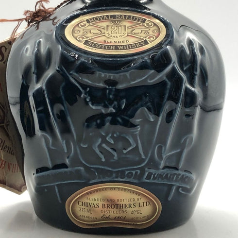 シーバス ブラザーズ ロイヤルサルート 21年 青陶器ボトル 375ml 40% CHIVAS BROTHERS ROYAL SALUTE スコッチウイスキー827g【H4】