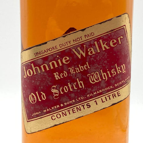 ジョニーウォーカー レッドラベル 1000ml 度数表記無 JOHNNIE WALKER スコッチウイスキー【H1】