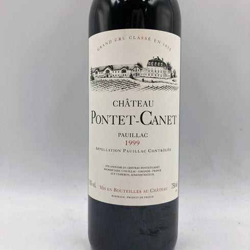 シャトー ポンテ カネ 1999 750ml 13% Chateau Pontet-Canet ボルドーワイン【K2】