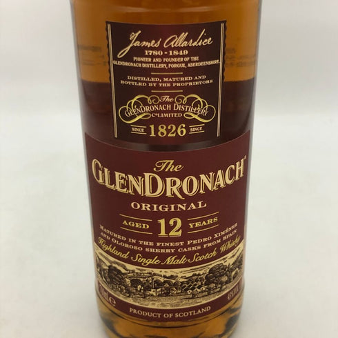 グレンドロナック 12年 オリジナル ハイランド シングルモルト 700ml 43% GLENDRONACH ORIGINAL スコッチウイスキー【K4】