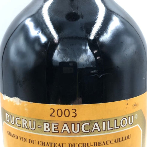 シャトー デュクリュ ボーカイユ サン ジュリアン 2003 750ml 13% CHATEAU DUCRU BEAUCAILLOU SAINT JULIEN ボルドーワイン【F3】