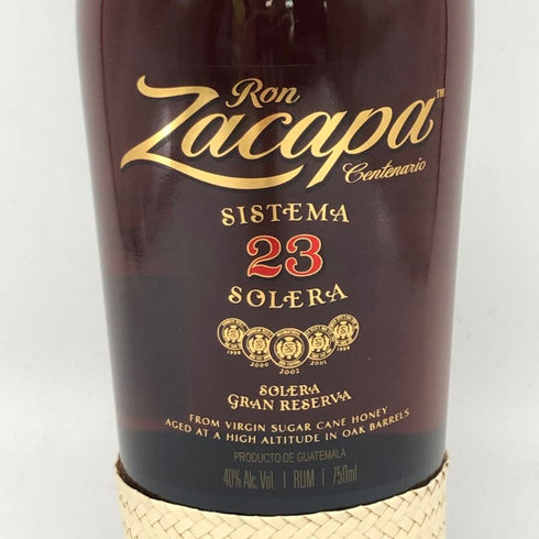 ロン サカパ センテナリオ 23年 ソレラ グラン レゼルヴァ 750ml 40% RON ZACAPA Centenario Solera Grand Reserva ラム酒【B3】