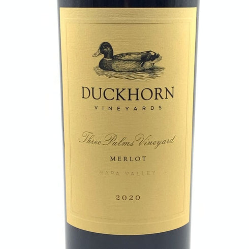 ダックホーン メルロー スリー パームス ヴィンヤード 2020 750ml 14.5% DUCKHONE カリフォルニアワイン【G1】
