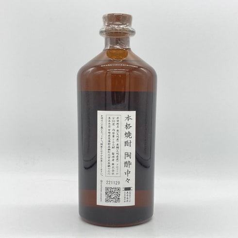 黒木本店 陶酔中々700ml 35% 焼酎(麦)【E4】