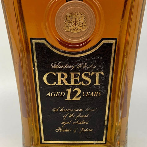 東京都限定◆サントリー クレスト 12年 向獅子マーク 700ml 43% SUNTORY 【C】