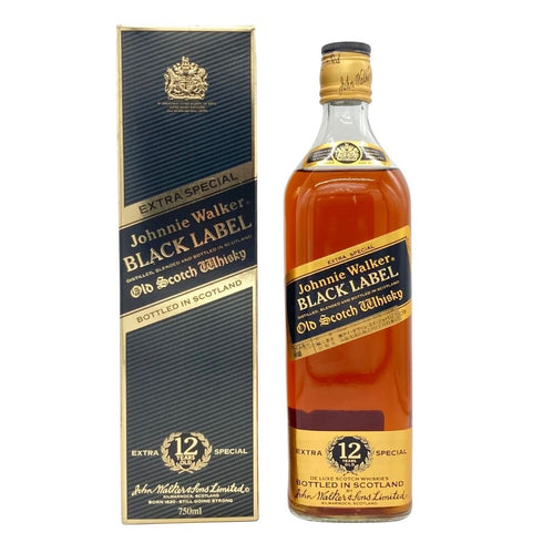 ジョニー ウォーカー ブラックラベル エクストラ スペシャル 特級 黒金キャップ 750ml 43% Johnnie Walker Black Label Extra Special スコッチウイスキー【W4】