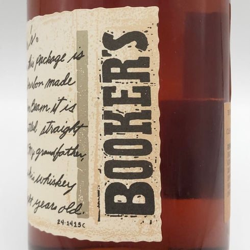ブッカーズ 750ml 63.35% 年式不明 Booker's バーボン【Y1】