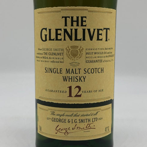 グレンリベット 12年 旧ボトル 700ml 40% THE GLENLIVET スコッチウイスキー【J1】
