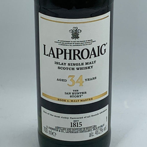 ラフロイグ 34年 34年 ザ イアン ハンター ストーリー ブック 4 700ml 56.4% LAPHROAIG THE IAN HUNTER STORY 4 スコッチウイスキー【同梱不可】【L4】