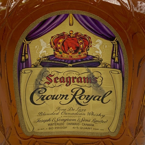 シーグラム クラウン ロイヤル 1961 750ml 40% Seagram's Crown Royal ウイスキー【B】