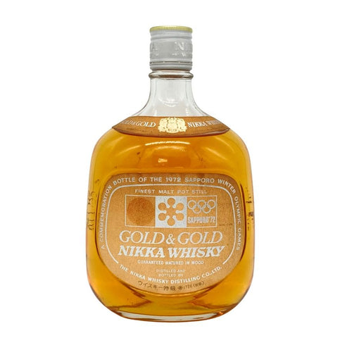 東京都限定◆ニッカ ウイスキー ゴールド&ゴールド 1972 札幌オリンピック 特級 従価 760ml 43% NIKKA WHISKY GOLD&GOLD 【G1】