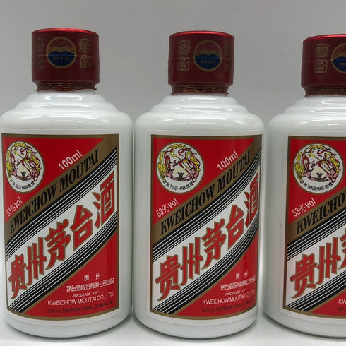 貴州茅台酒 マオタイ酒 天女ラベル 2023 100ml 53% 6本セット 中国酒1640g【R0】