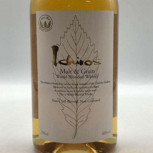 東京都限定◆ベンチャーウイスキー イチローズモルト ワールド ブレンデッド ウイスキー ホワイトラベル 700ml 46% Ichiro's Malt&Grain World Blended Whisky 【W1】
