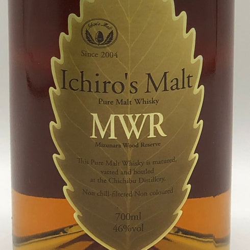 東京都限定◆ベンチャーウイスキー イチローズモルト MWR ミズナラウッドリザーブ 700ml 46% Ichiro's Molt 【V1】