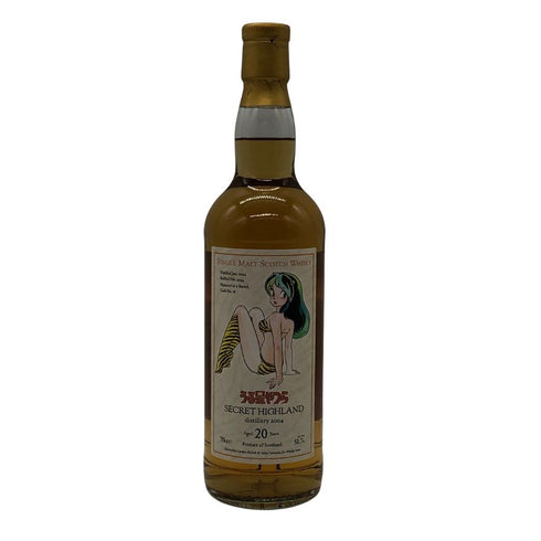シークレットハイランド 20年 2004-2024 うる星やつら ラムちゃん ラベル ウイスキーミュウ 700ml 51.7% Secret Highland スコッチウイスキー【K1】