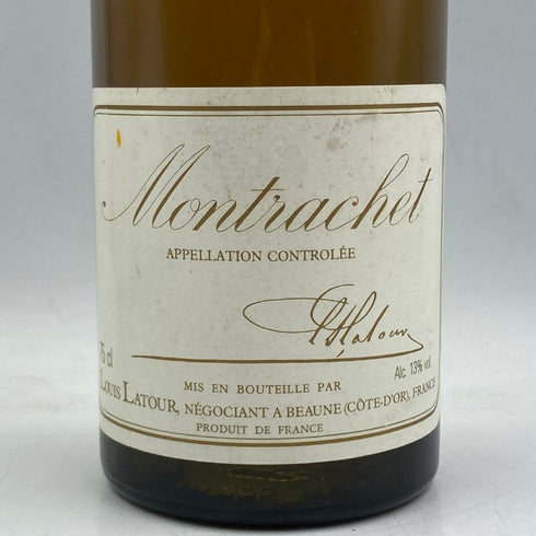 ルイ ラトゥール モンラッシェ 1990 750ml 13% Louis Latour Montrachet 白ワイン【Y1】