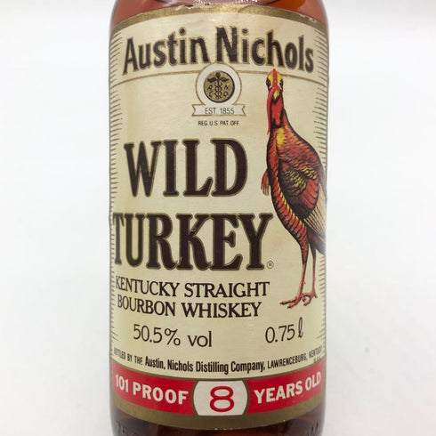 ワイルドターキー 8年 101proof 750ml 50.5% Wild Turkey バーボン【P2】
