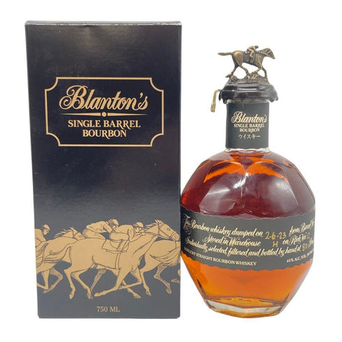 ブラントン シングルバレル ブラックラベル 2023 750ml 40% Blanton's SINGLE BARREL BLACK LABEL バーボン【V4】