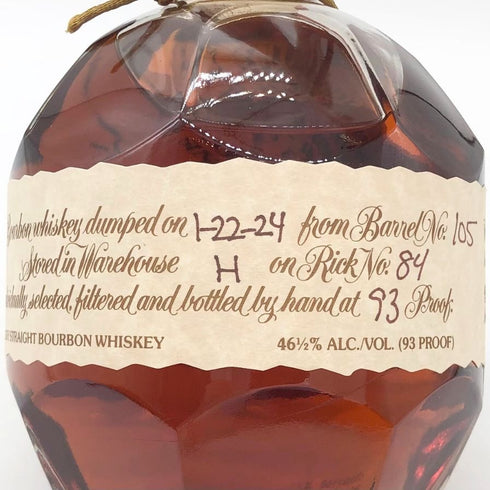 ブラントン シングルバレル 2024 750ml 46.5% Blanton's SINGLE BARREL バーボン【O4】