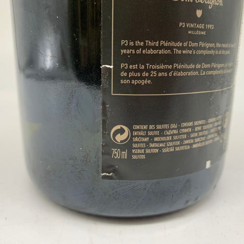 ドンペリニヨン P3 1993 750ml 12.5% Dom Perignon シャンパン【C3】
