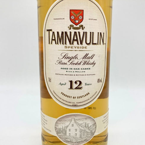タムナヴーリン 12年 スペイサイド 700ml 40% TAMNAVULIN スコッチウイスキー【N4】