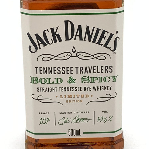 ジャックダニエル テネシートラベラーズ ボールド&スパイシー No.2 500ml 53.5% JACK DANIERL'S TENNESSEE TRAVELERS BOLD SPICY 【P1】