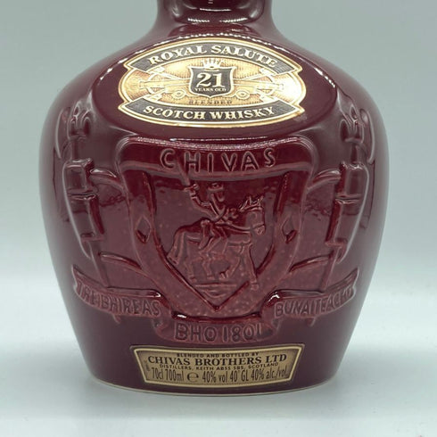 シーバス ブラザーズ ロイヤル サルート 21年 赤陶器 750ml 40% CHIVAS BROTHERS ROYAL SALUTE スコッチウイスキー【F】