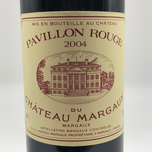 パヴィヨン ルージュ デュ シャトーマルゴー 2004 750ml 13% PAVILLON ROUGE DU CHATEAU MARGAUX ボルドーワイン【Z0】