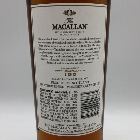 マッカラン クラシックカット リミテッド 2024 750ml 52.4% The MACALLAN CLASSIC CUT LIMITED スコッチウイスキー【D0】