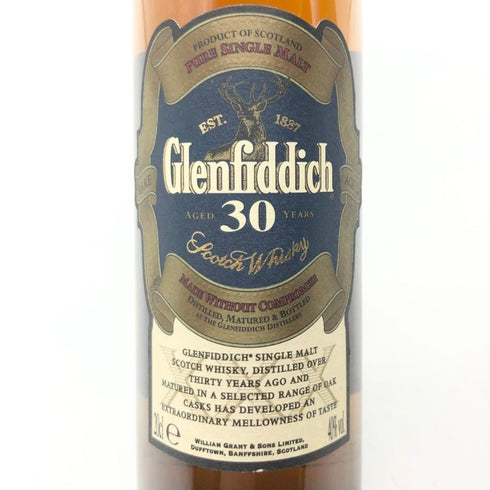グレンフィディック 30年 ベビーボトル 40% 200ml Glenfiddich スコッチウイスキー【S】