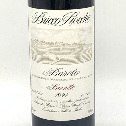 チェレット バローロ ブリッコ ロッケ ブルナーテ 1994 750ml 13.5% Ceretto Barolo Bricco Rocche Brunate イタリアワイン【R2】