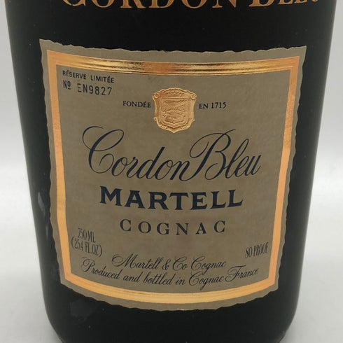 マーテル コルドン ブルー 黒キャップ 750ml 40% MARTELL CORDON BLEU コニャック【D0】