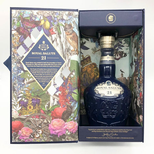 ロイヤルサルート 21年 シグネチャーブレンド 青陶器ボトル 700ml 40% ROYAL SALUTE スコッチウイスキー【I1】