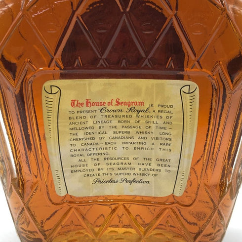 シーグラム クラウン ローヤル 1969 750ml 40% Seagram's Crown Royal ウイスキー【T1】