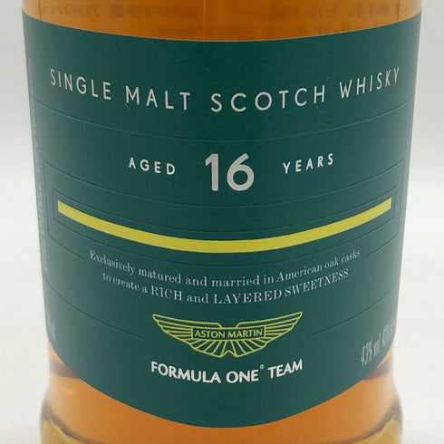 グレンフィディック 16年 アストンマーティン F1デザイン 700ml 43% Glenfiddich スコッチウイスキー【E0】