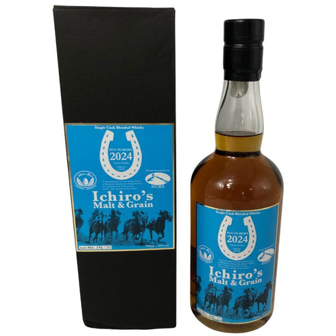 東京都限定◆イチローズモルト シングルカスク 浦和競馬 FUN TO KEIBA 2024 700ml 60% Ichiro's Malt&Grain 【A6】