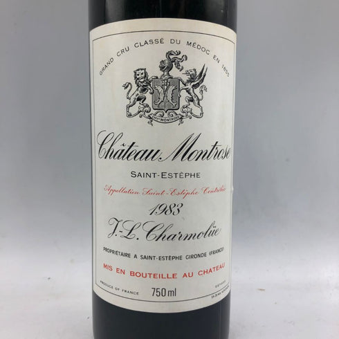 シャトーモンローズ 1983 750ml 度数表記無し Chateau Montrose ボルドーワイン【D4】