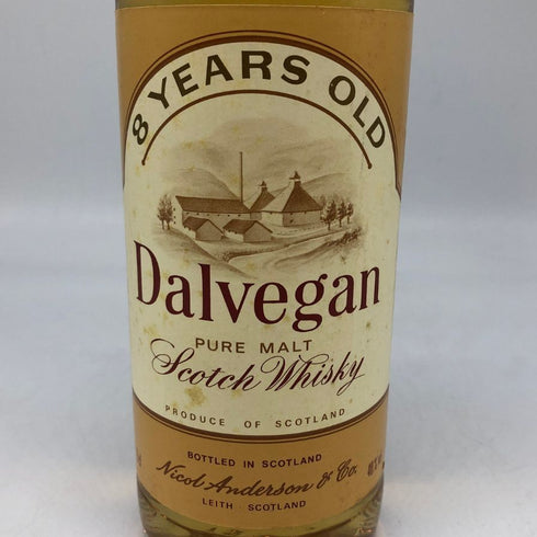 ダルヴェガン 8年 ピュアモルト 750ml 43% DALVEGAN スコッチウイスキー【Z1】