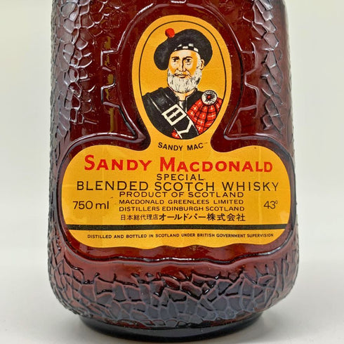 サンデイ マクドナルド ウイスキー特級 750ml 43% Sandy Macdonald スコッチウイスキー【E4】