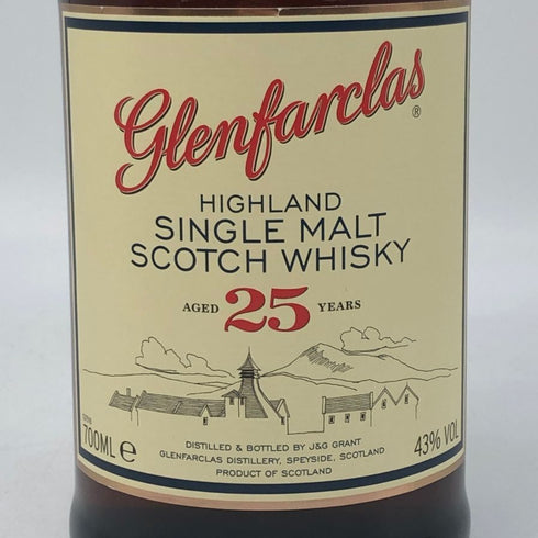 グレンファークラス 25年 700ml 43% Glenfarclas スコッチウイスキー【U0】